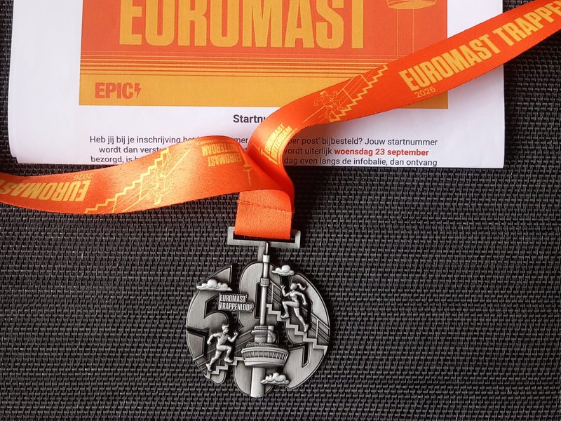 2026-09-27 2e Euromast Trappenloop medaille 01