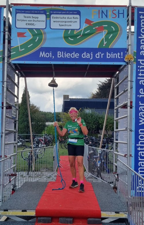 Proefmarathon Westerbork Janneke