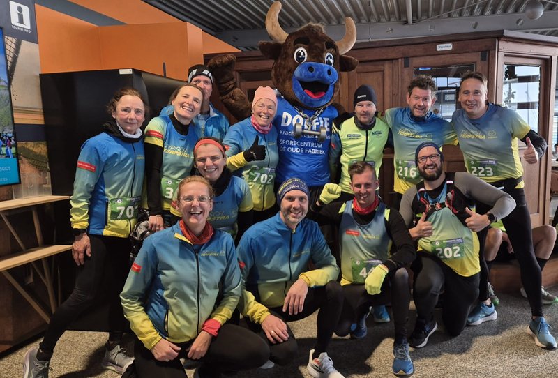 voor de start binnen